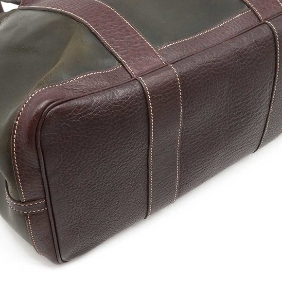 Hermes Garden Party PM Amazonia Tote Bag Authentic Beautiful Bordeaux Color - Picture 8 of 9